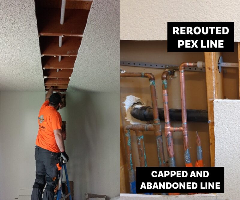 residential pipe reroute sacramento