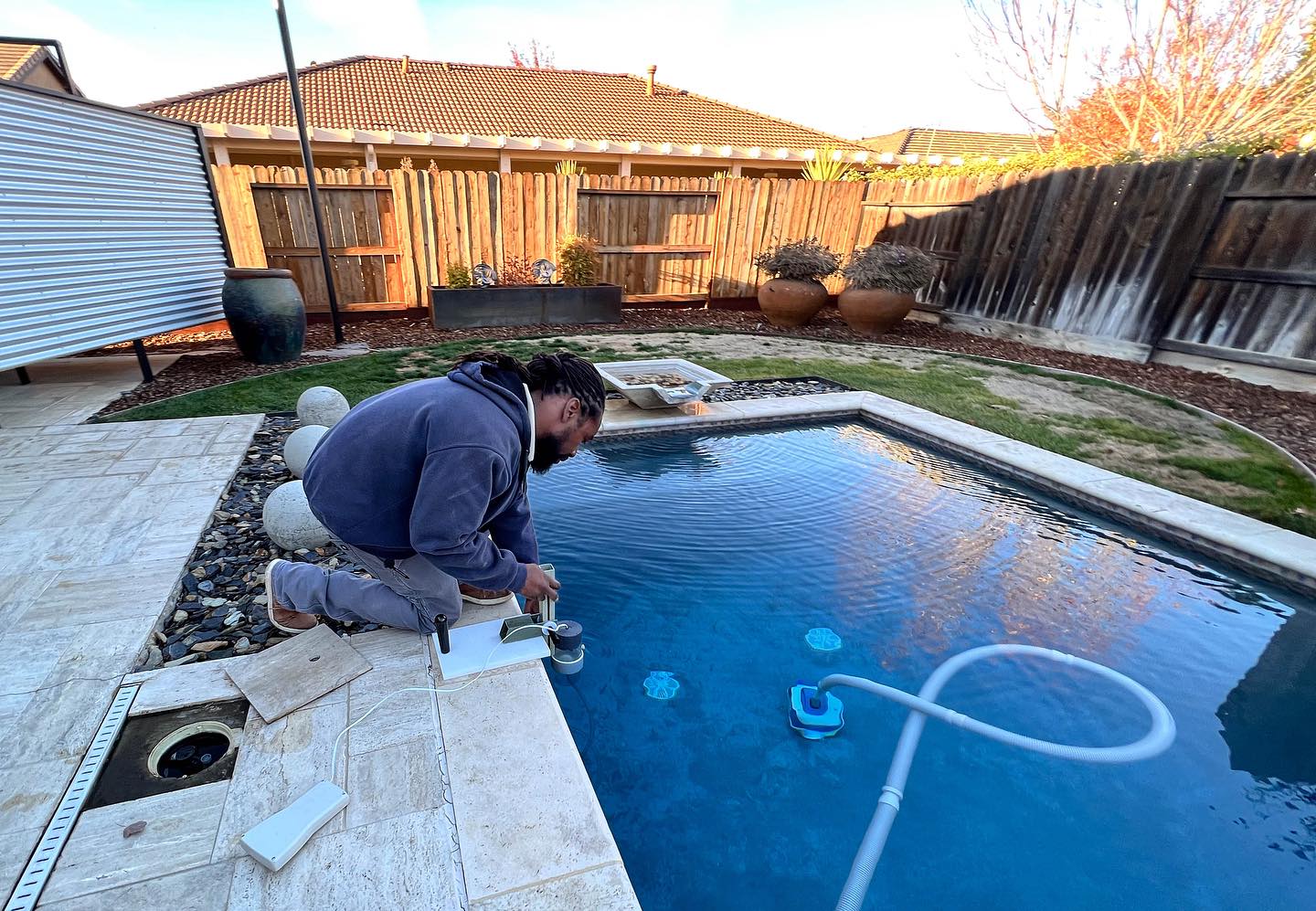 pool leak detection stockton